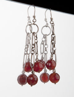 Carnelian Drop Earrings