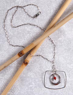 Circle Squared Necklace